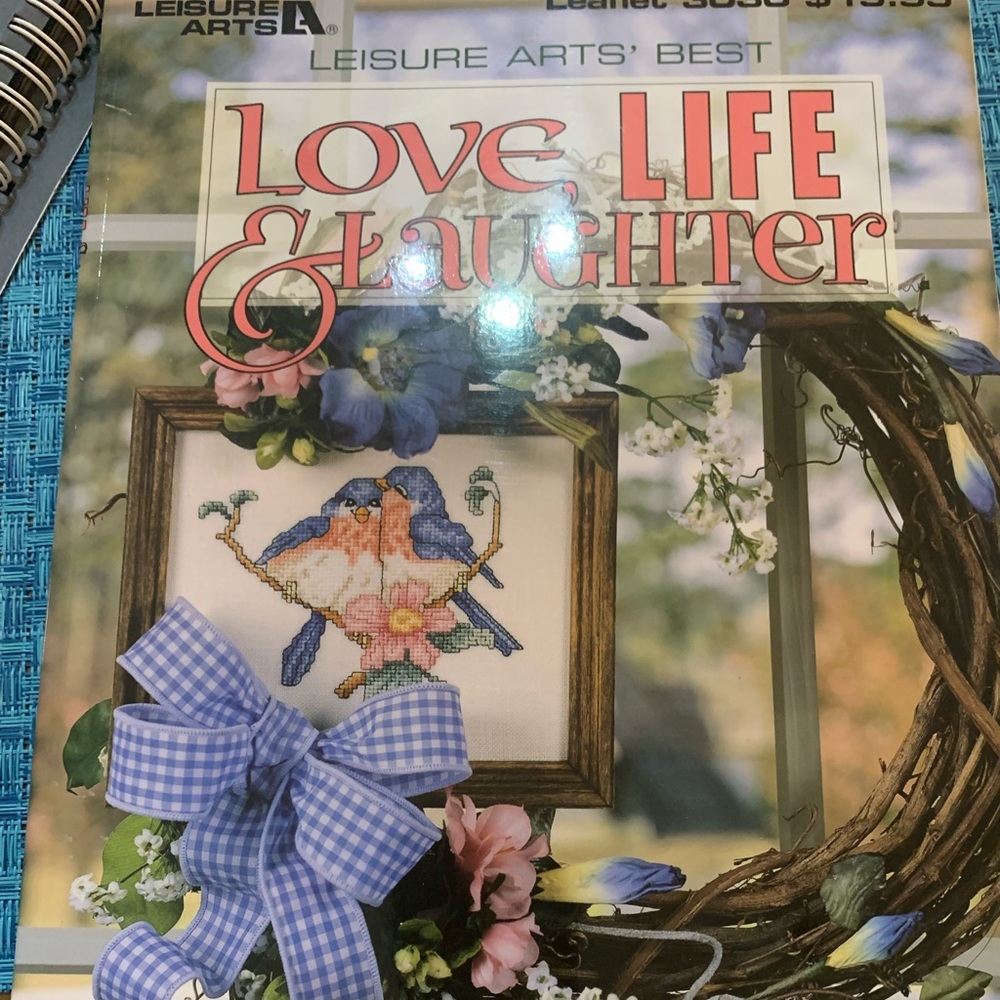 Floral cross stitch books